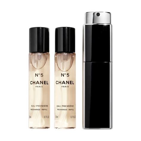 chanel no 5 eau premiere purse spray refills|chanel number 5 refill.